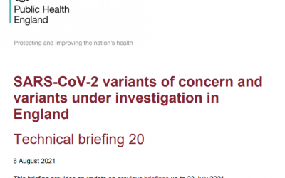 SARS-CoV-2 variants of concern and variants under investigation in England