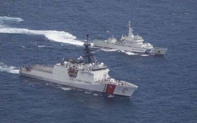 China protests US Navy, Coast Guard ships in Taiwan Strait