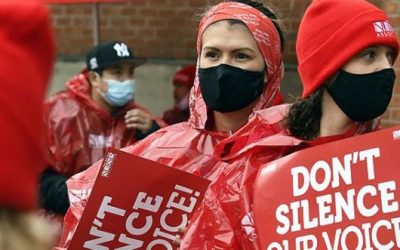 Silenced healthcare workers speak out publicly for the first time