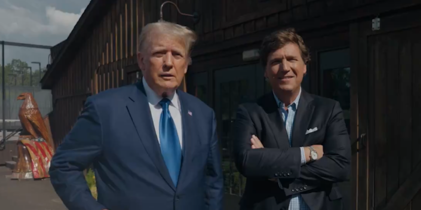 Trump Tucker ‘X’ Interview Nears 250,000,000 Views.