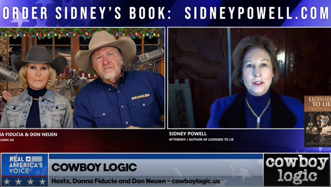 Sidney Powell Discusses Lawfare on Cowboy Logic