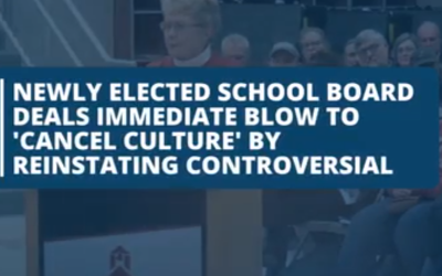 Newly Elected School Board Deals Immediate Blow to ‘Cancel Culture’ by Reinstating Controversial Logo