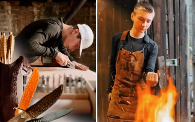 Homeschooled Teen Showcases Incredible Talent in Woodworking, Bladesmithing, and Leatherworking, Aspires to Learn Every Trade Known to Mankind