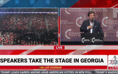 FULL SPEECH by Tucker Carlson delivered at ENORMOUS Turning Point/Trump rally in Duluth, GA  10-23-24