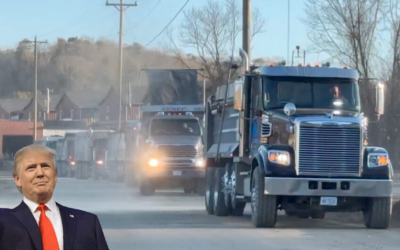 Massive army of trucks finally rolls into North Carolina