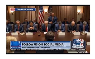 You are not the only people praying for the Trump Administration. The first Cabinet meeting began with a prayer by HUD Secretary Scott Turner. It was wonderful to see this expression of thankfulness to God.