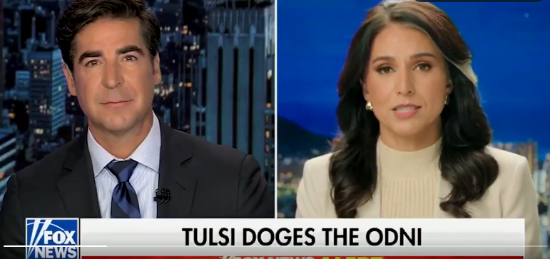 DNI Tulsi Gabbard Axes Biden-Era Censorship Office that Targeted Conservative Voices in America
