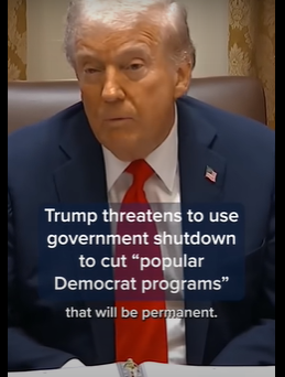 Trump Says ‘We’re Only Going to Cut Democrat Programs’ After Senate Rejects Clean Funding Bill For 7th Time