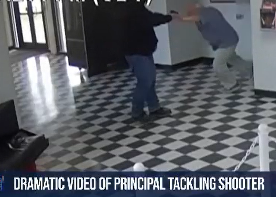 Oklahoma high school principal ‘saved kids’ lives’ by tackling gunman while being shot in the leg, police chief says