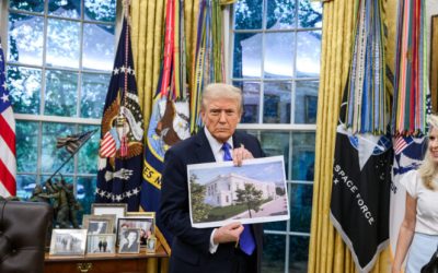 Trump Says Ballroom Roof Will Host ‘Drone Empire’ to Defend D.C.