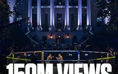 HUGE: More People Watched the UFC America 250 from the White House Than Any Super Bowl Ever Over 150 Million Watched the UFC America 250 from the White House