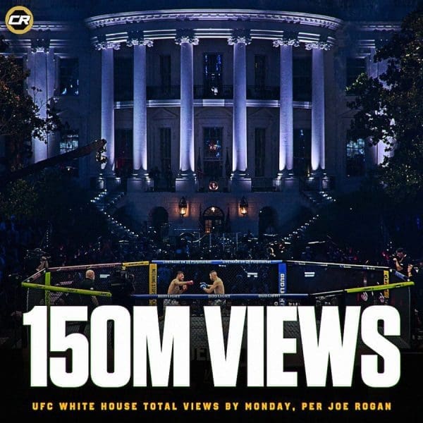 HUGE: More People Watched the UFC America 250 from the White House Than Any Super Bowl Ever Over 150 Million Watched the UFC America 250 from the White House