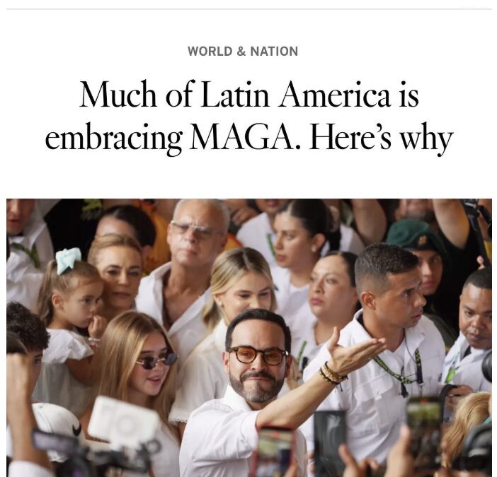 Latin America Keeps Moving Toward the U.S. Model